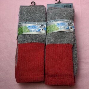 Rugged Frontier 6 pairs Heavy Duty Boot Socks Size 10-13.